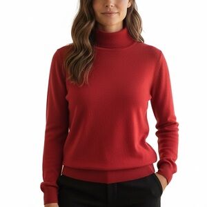 Pure Cashmere Rad Ladies Turtleneck Sweater.
